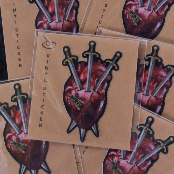 3 of Swords Sticker