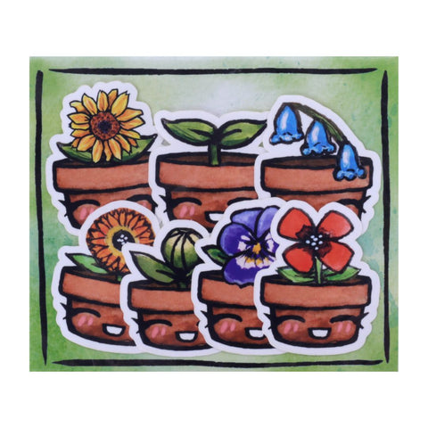 Flower Pots Sticker Pack
