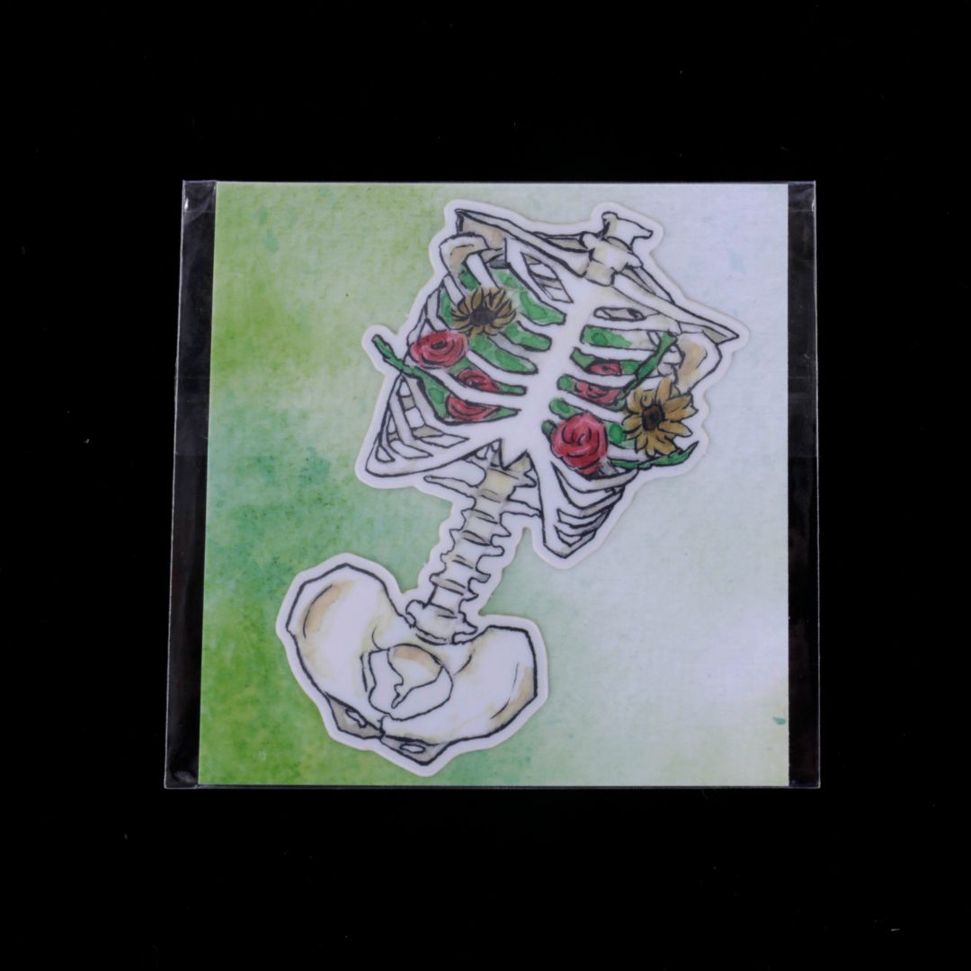 Growth Skeleton Sticker