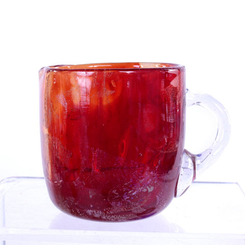 Hand Blown Espresso Mug/Pitcher - Red