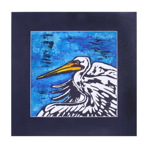Pelican Block Print