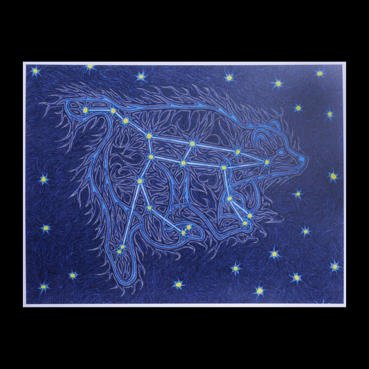 Ursa Major Block Print