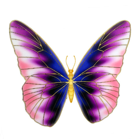 Gender fluid butterfly sticker