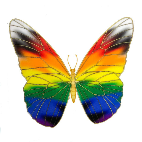 Straight Ally Butterfly sticker