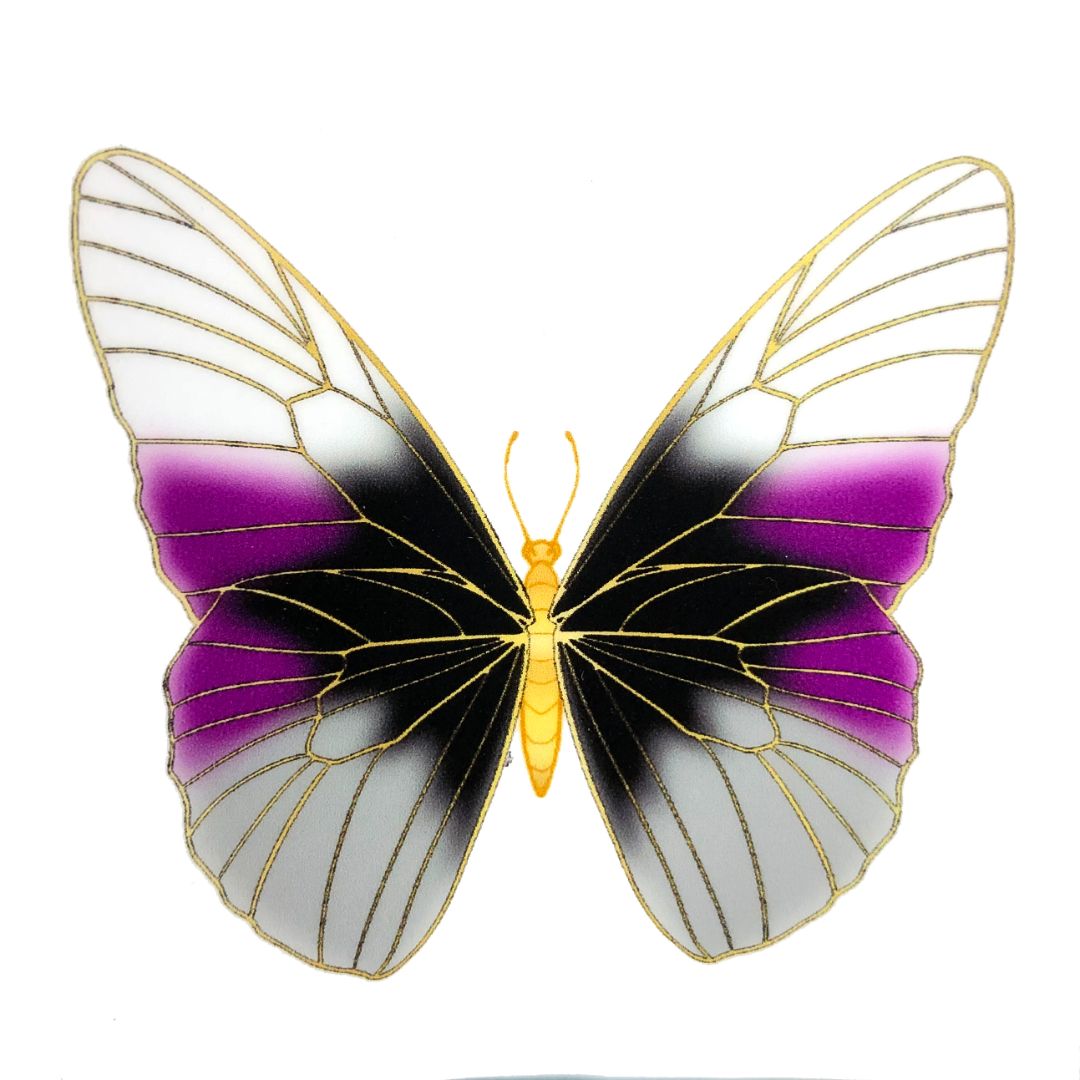 Demisexual Butterfly sticker