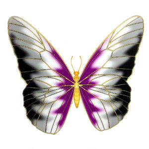 Asexual Butterfly sticker