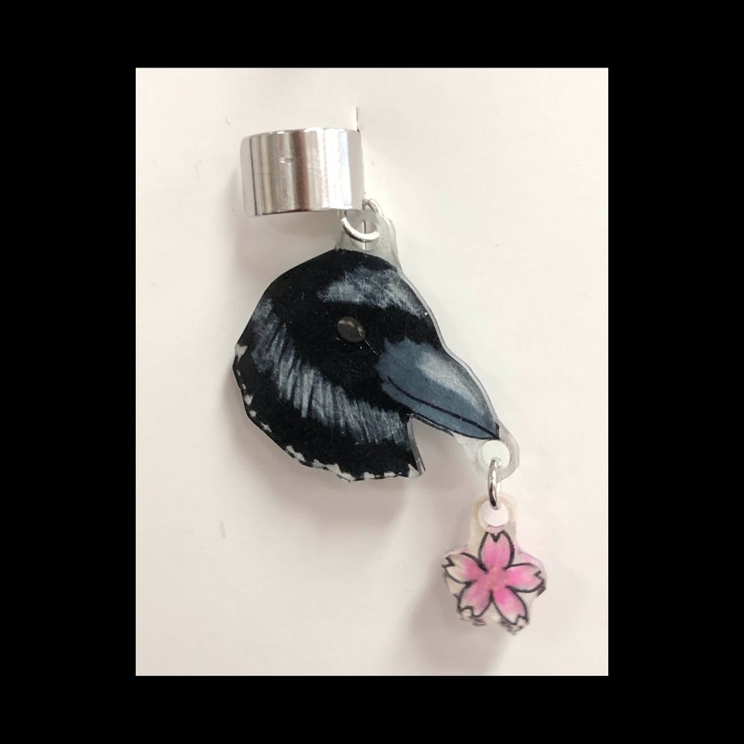 Corvid/crow Ear Cuff