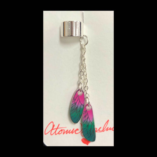 Watermelon Faerie Wing Ear Cuff