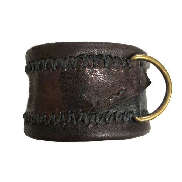 Recycled Leather Cuff Bracelet