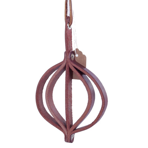 Leather Ornament - Red Onion
