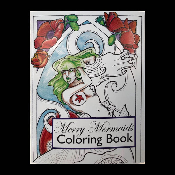 Merry Mermaid coloring book