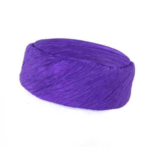 Purple Pillbox Hat