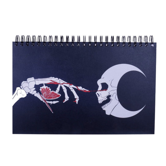 Skull Moon Spiral Bound Journal