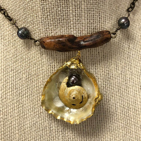 Helix - Oyster Shell Necklace