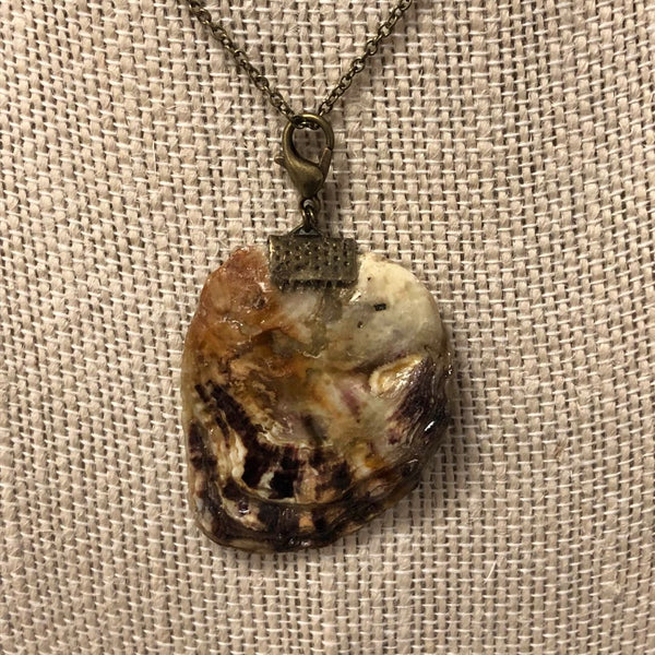 Natural - Oyster Shell Necklace