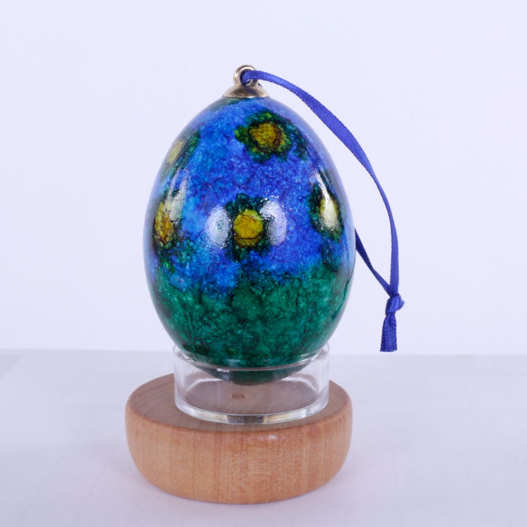 Starry Night Egg Ornament