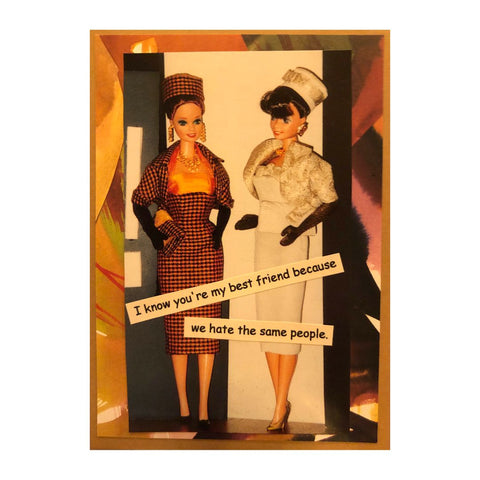 Best Friends - Snarky Collage Card