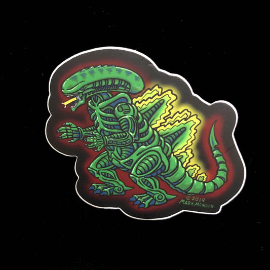 Xenozilla Sticker