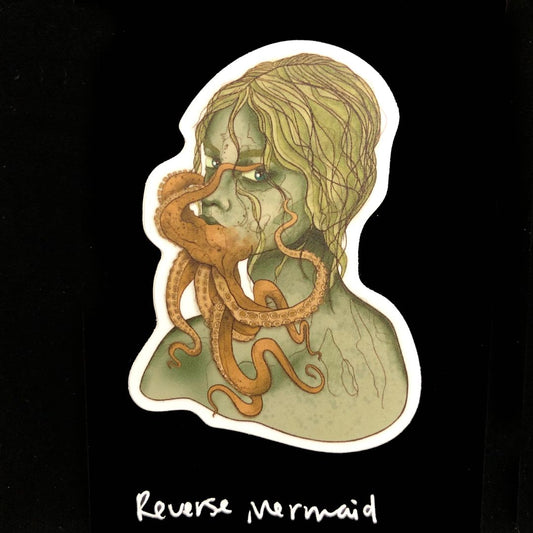 Reverse Mermaid Sticker