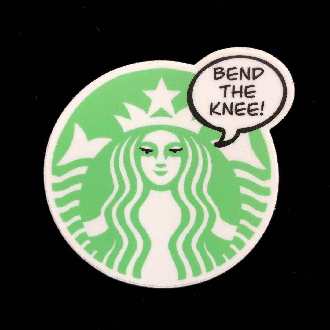 Bend the Knee Sticker – Gallery Boom