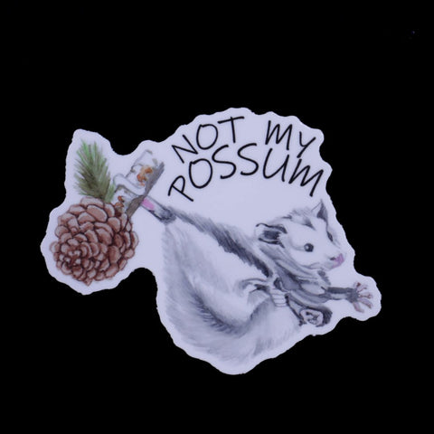 Not My Possum Sticker