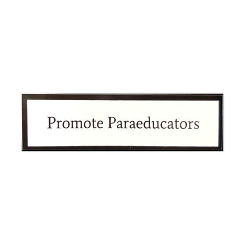 Promote Paraeducators sticker