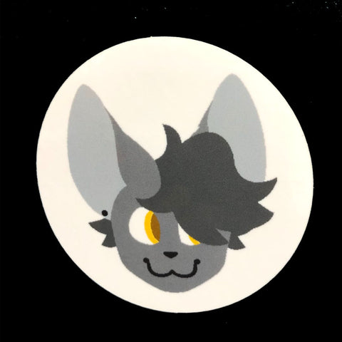 Grey Critter Sticker