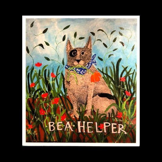 Be a Helper Sticker