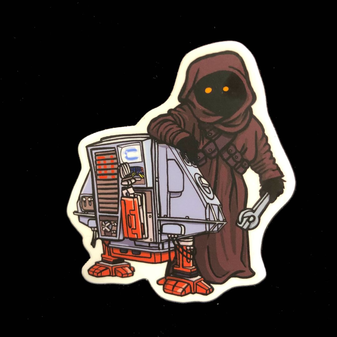 Jawa & Huey Sticker