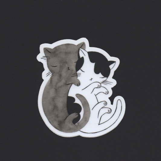 Kitty Hug / Cat Spoon Sticker