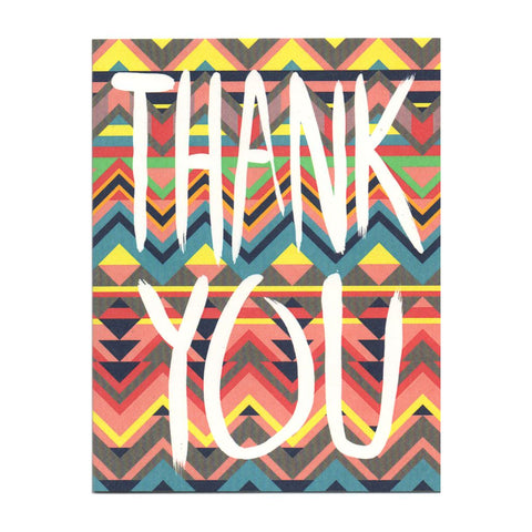 Colorful Thank You Card