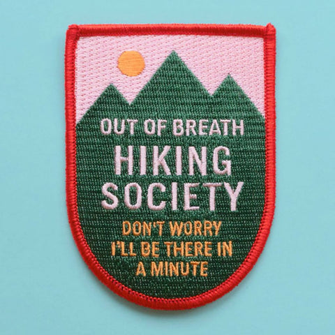 Out of Breath Hiking Society Patch