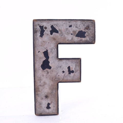Large Vintage Theater Marquee Letter - F