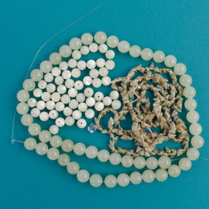 Pearl Beads and Tiny Shells for Jewelry Making