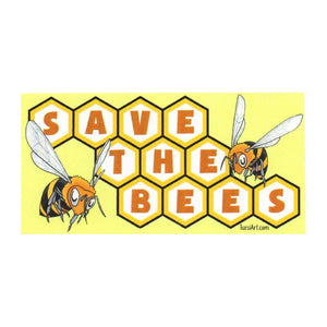 Small Save the Bees Sticker