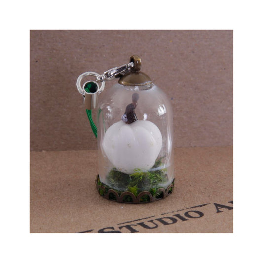 Glass Pumpkin Garden Keychain