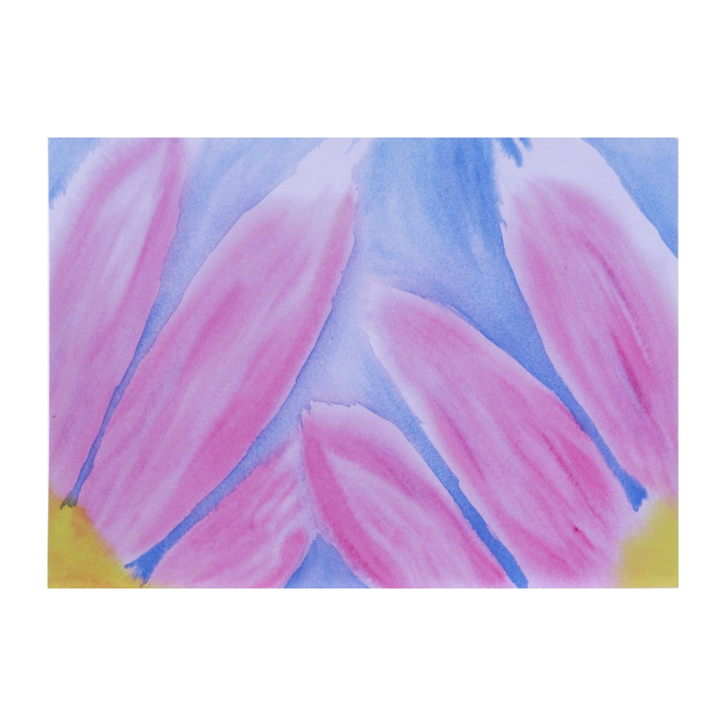 Pink Petals - Watercolor Card