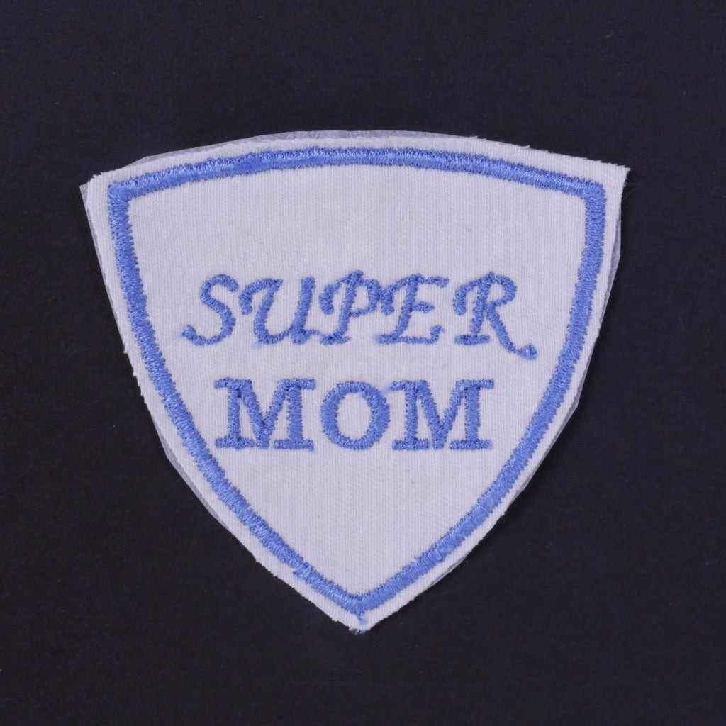 Super Mom - Embroidered Fabric Patch