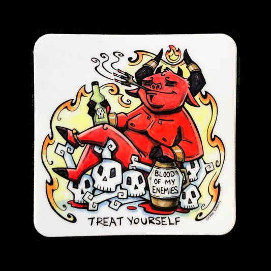 Treat Yourself Sticker