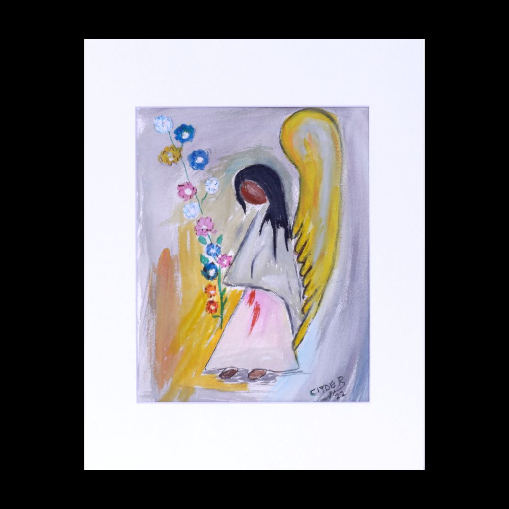 Original Watercolor Angel