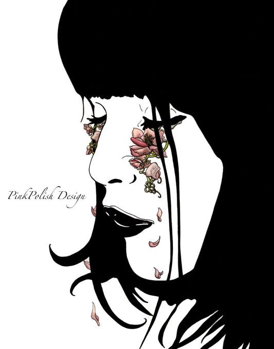 Beautiful Tears Art Print