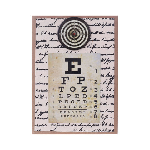 Keepsake Card - Eye Chart