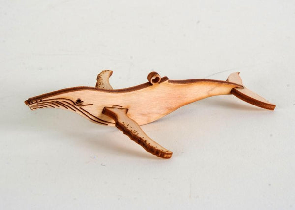 Wooden DIY Whale Ornament Kit