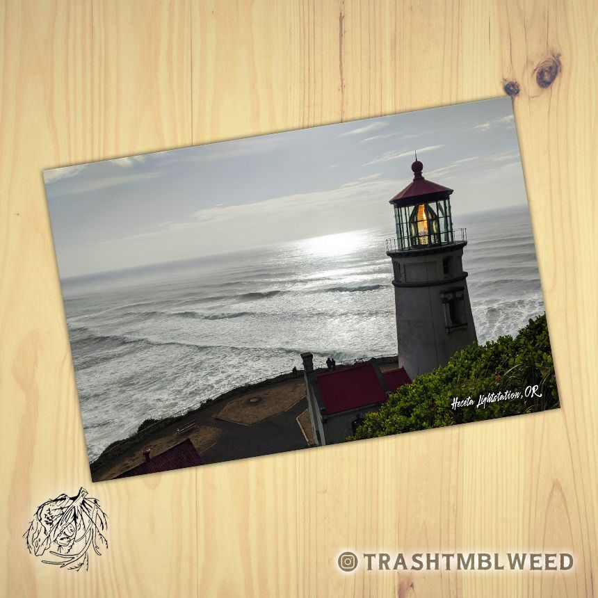 Heceta Lighthouse, Oregon Postcard