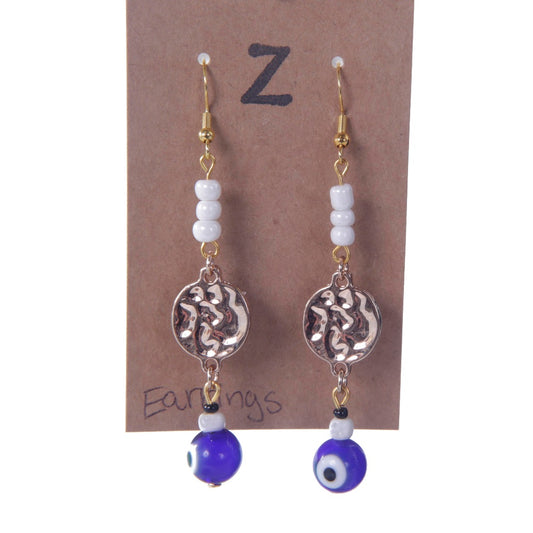 Evil Eye Dangle Earrings