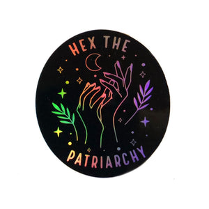 Hex the Patriarchy Holographic Sticker