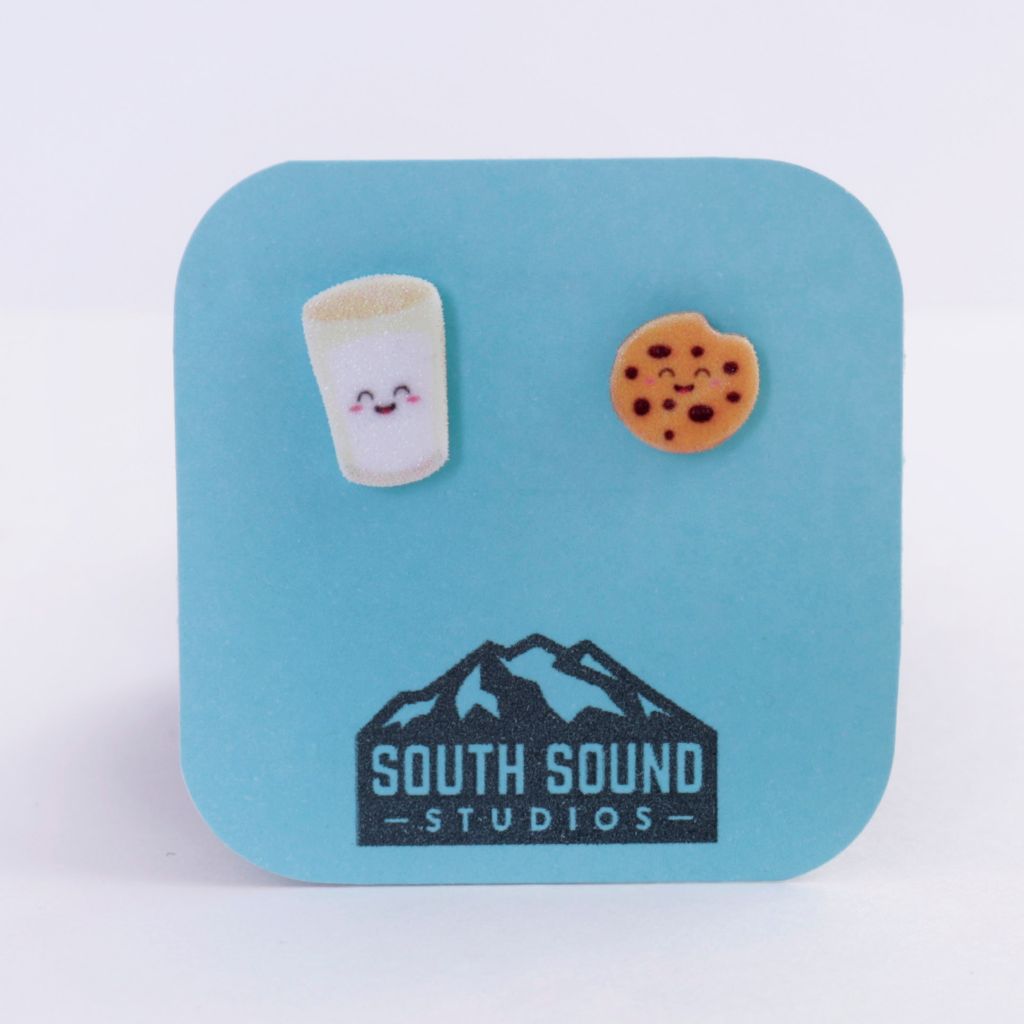 Milk & Cookies Stud Earrings