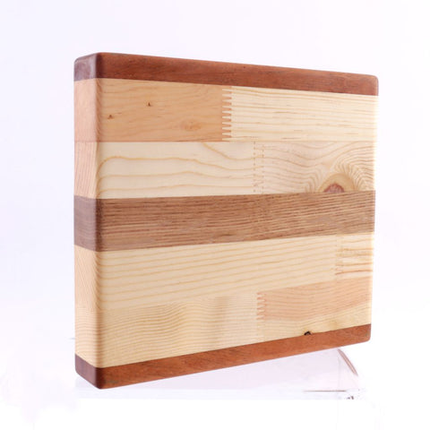 Small Hardwood Cutting Board -  Fir Mahogany