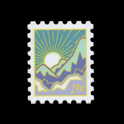 Sunny Slopes Stamp Sticker