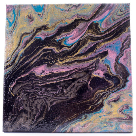 Pink Space - Acrylic Pour on Canvas